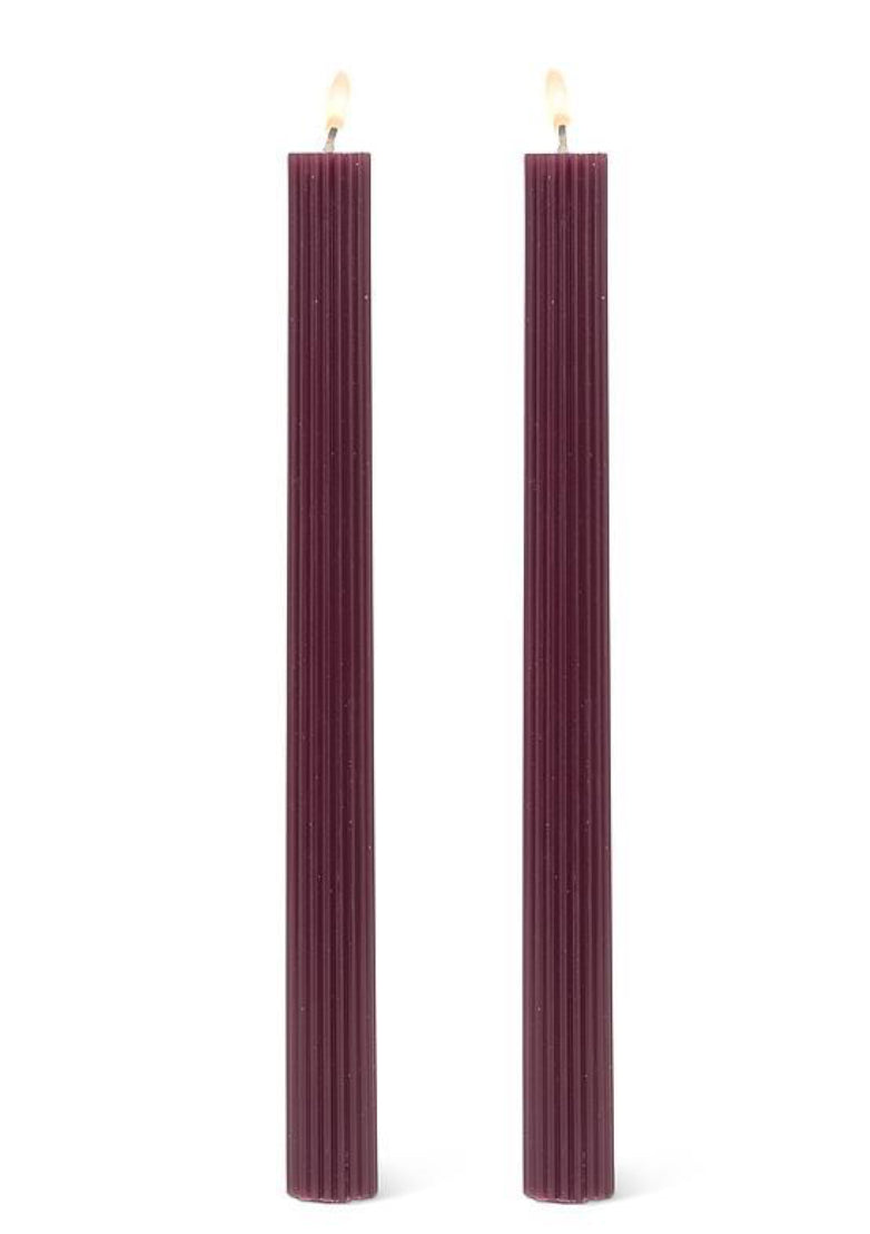 Purple Taper Candle