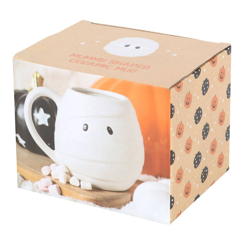 Mummy Shaped Rounded Halloween Mug