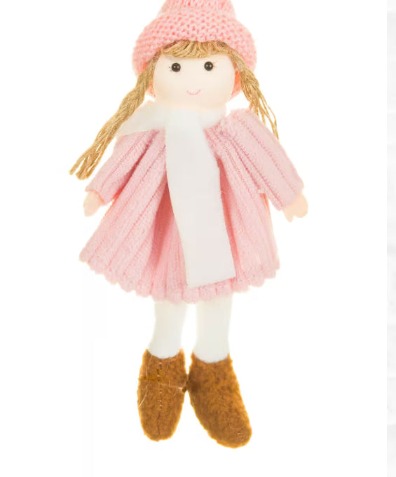 Pigtail Girl Ornament