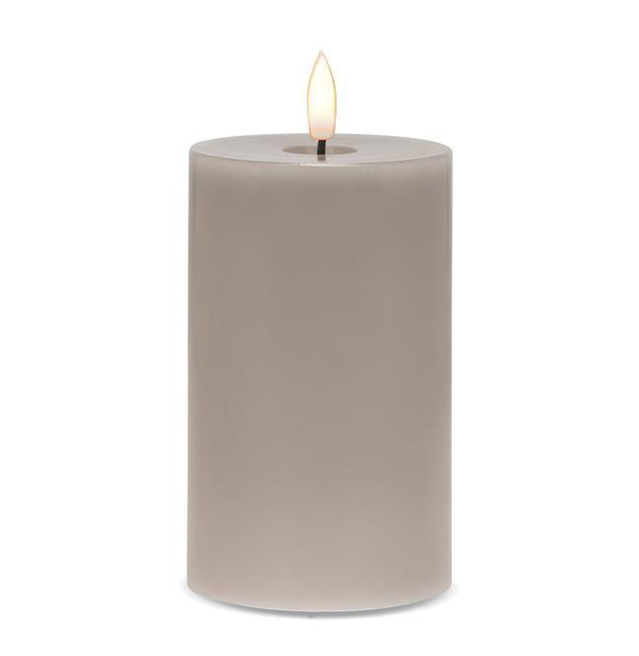 Grey LED Candle