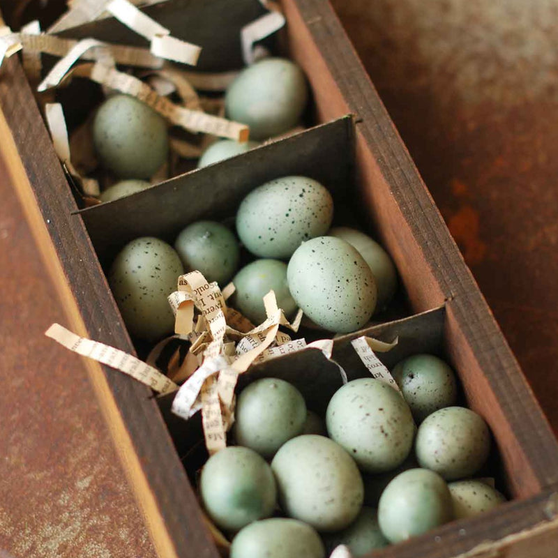 Faux Speckled Easter Eggs