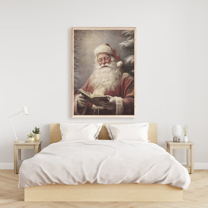 Vintage Saint Nick Art Print