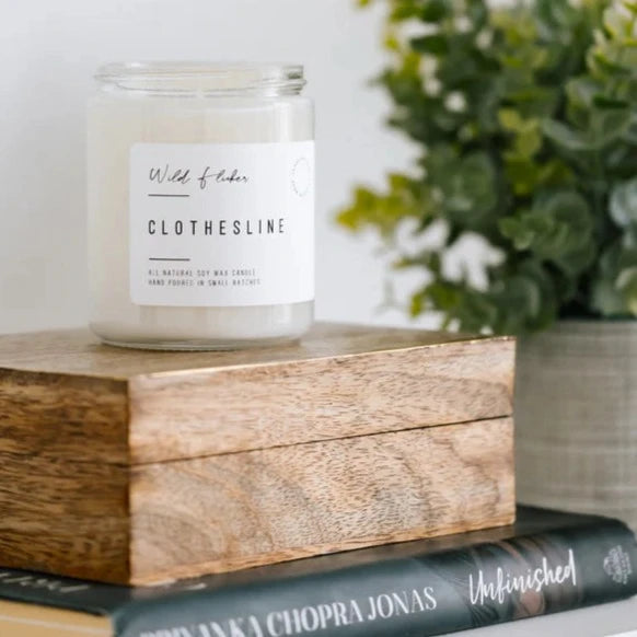 Clothesline Soy Candle
