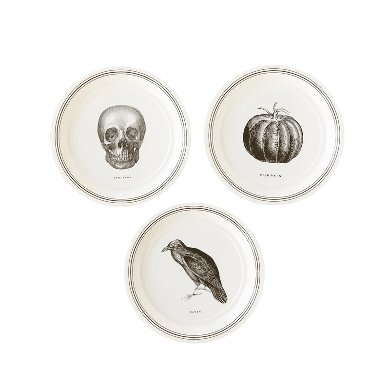 Ephemera Halloween Plate Set