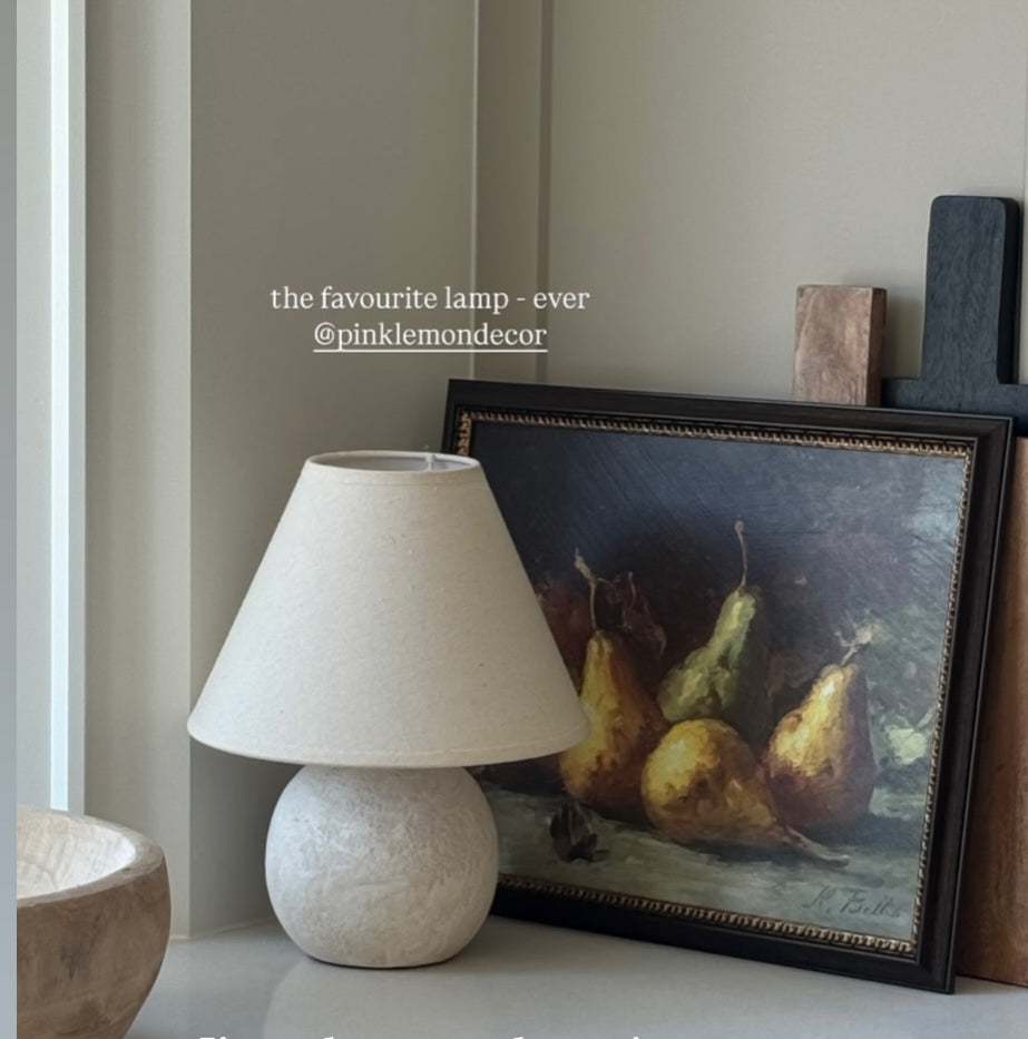 White Ceramic Lamp