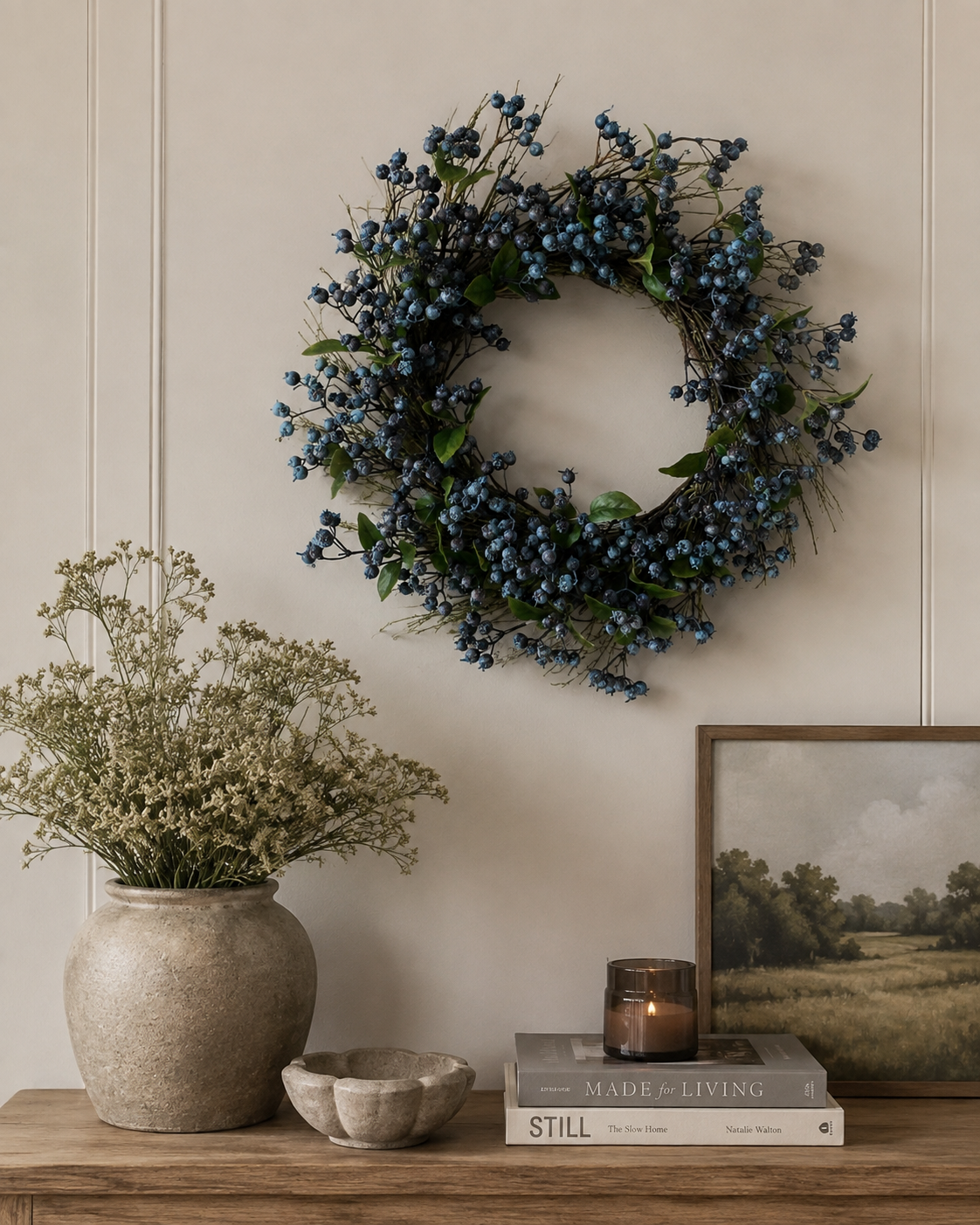 Blueberry Wreath