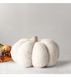 Beige Teddy Cloth Pumpkin