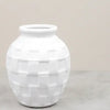 Blanche Textured Ceramic Vase