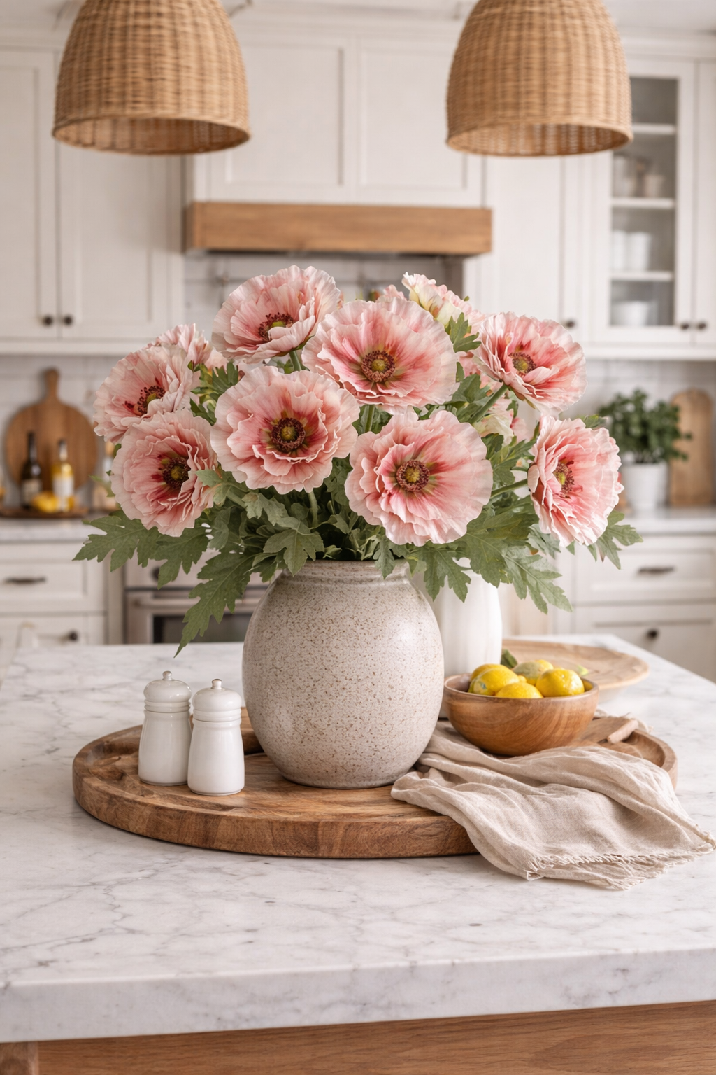 Light Pink Poppy Stem