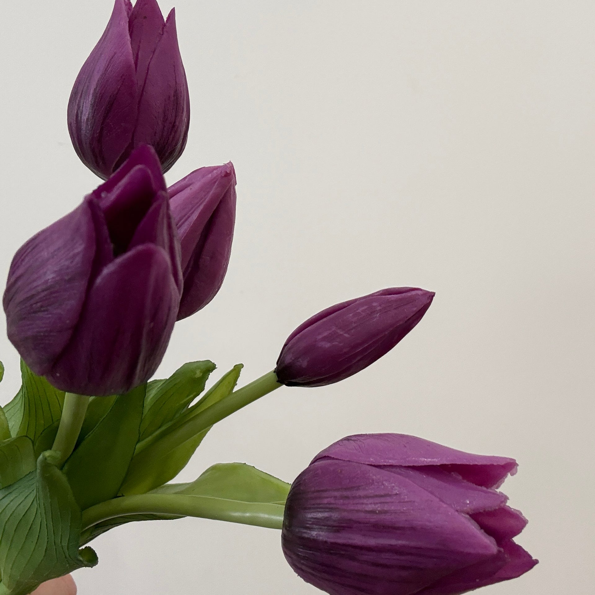 Real Touch Mini Purple Tulip Bundle