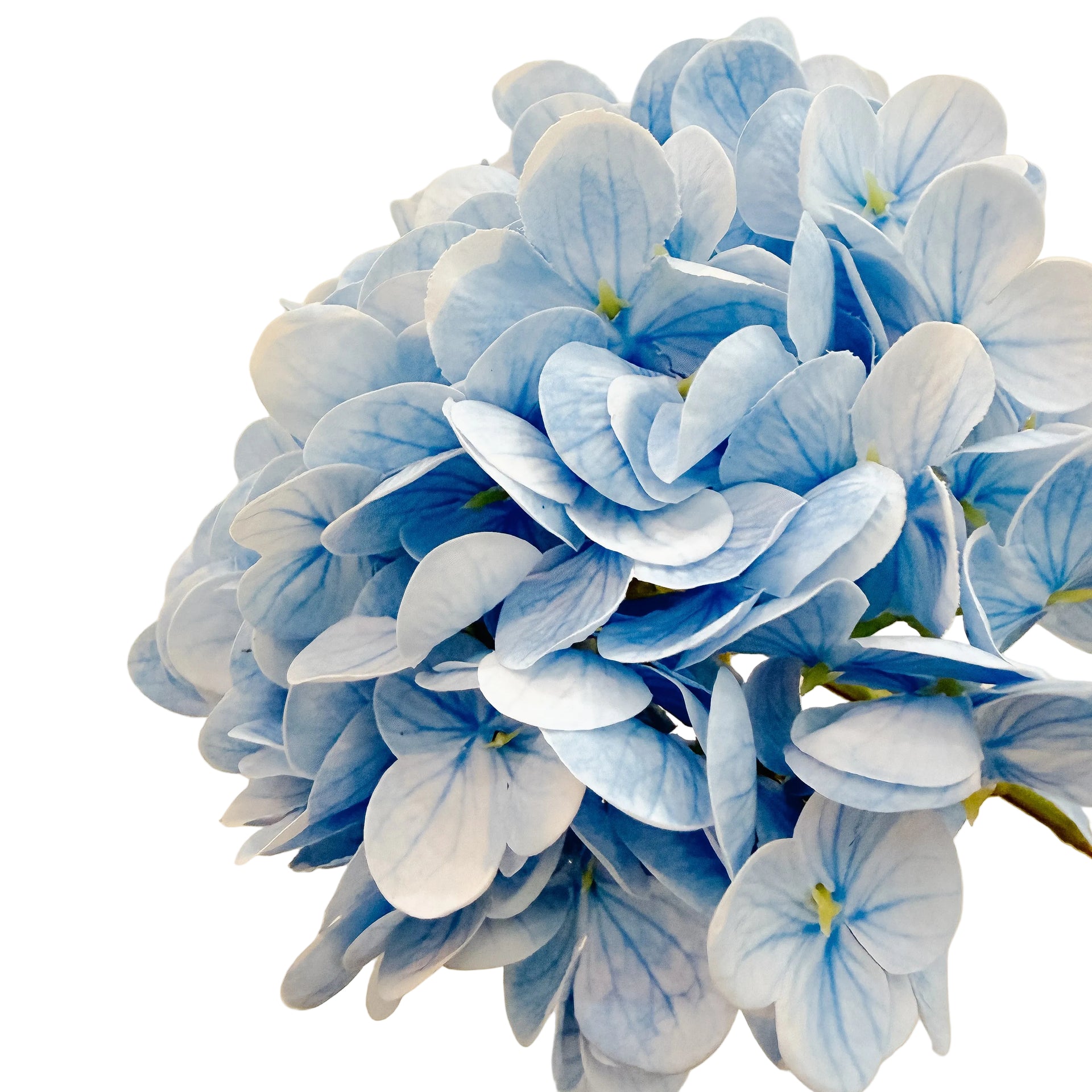 Blue Real Touch Hydrangea Stem
