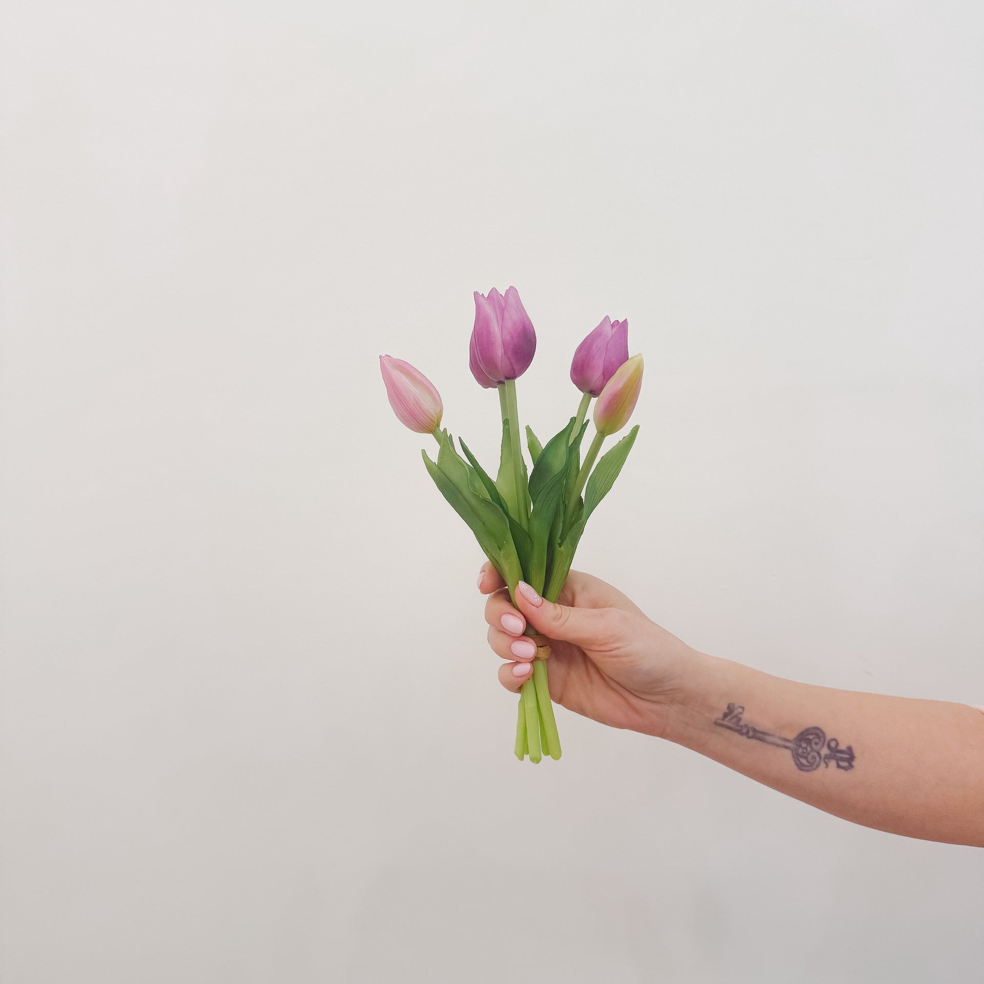 Real Touch Mini Lavender Tulip Bundle