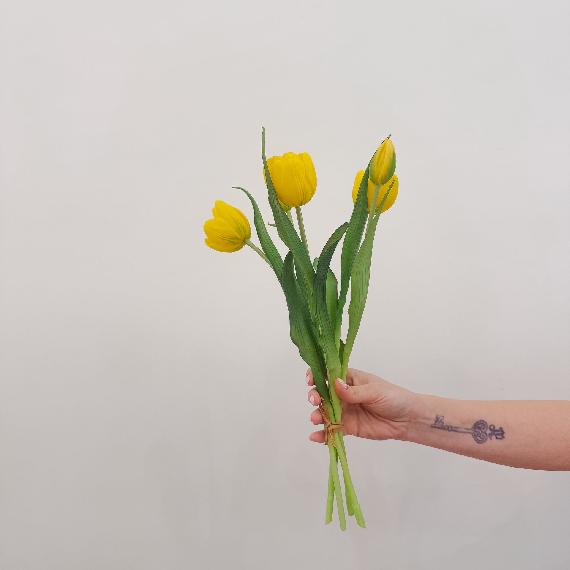Real Touch Yellow Tulip Bundle