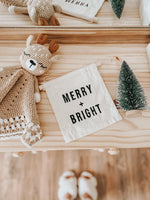 Merry + Bright Canvas Wall Hanging