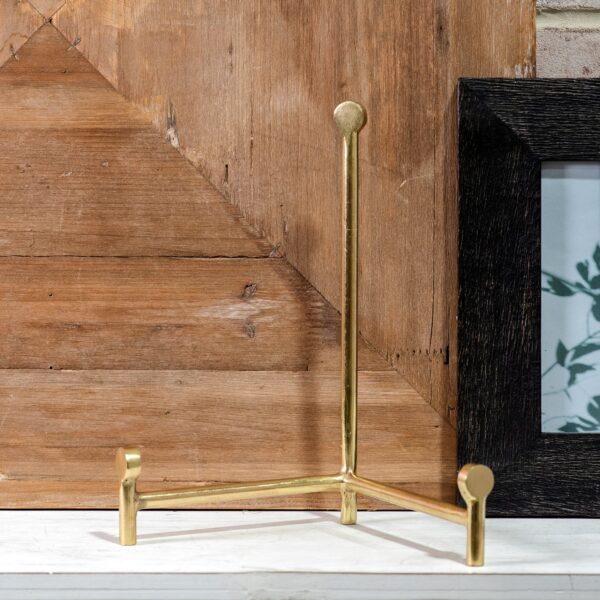 Brass Straight Back Easel