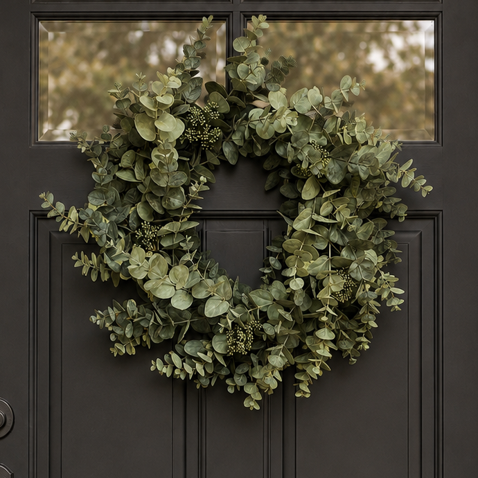 Seeded Eucalyptus Wreath