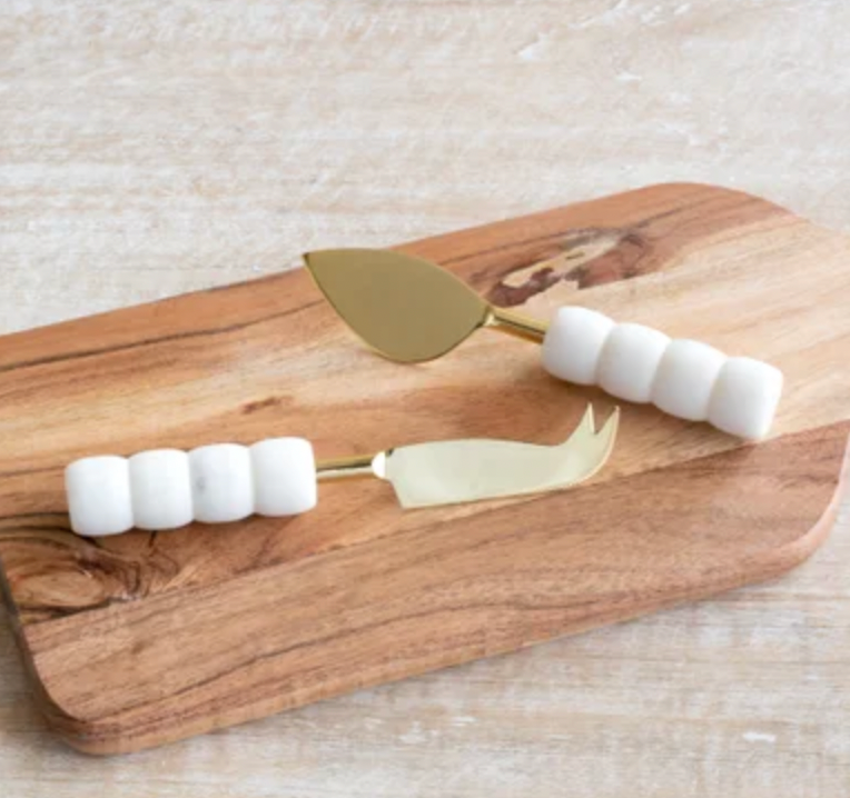 Marble Cheese knife Set