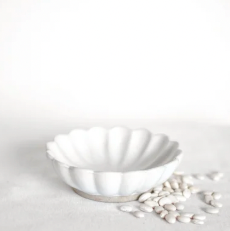 Scalloped Ceramic Bowl