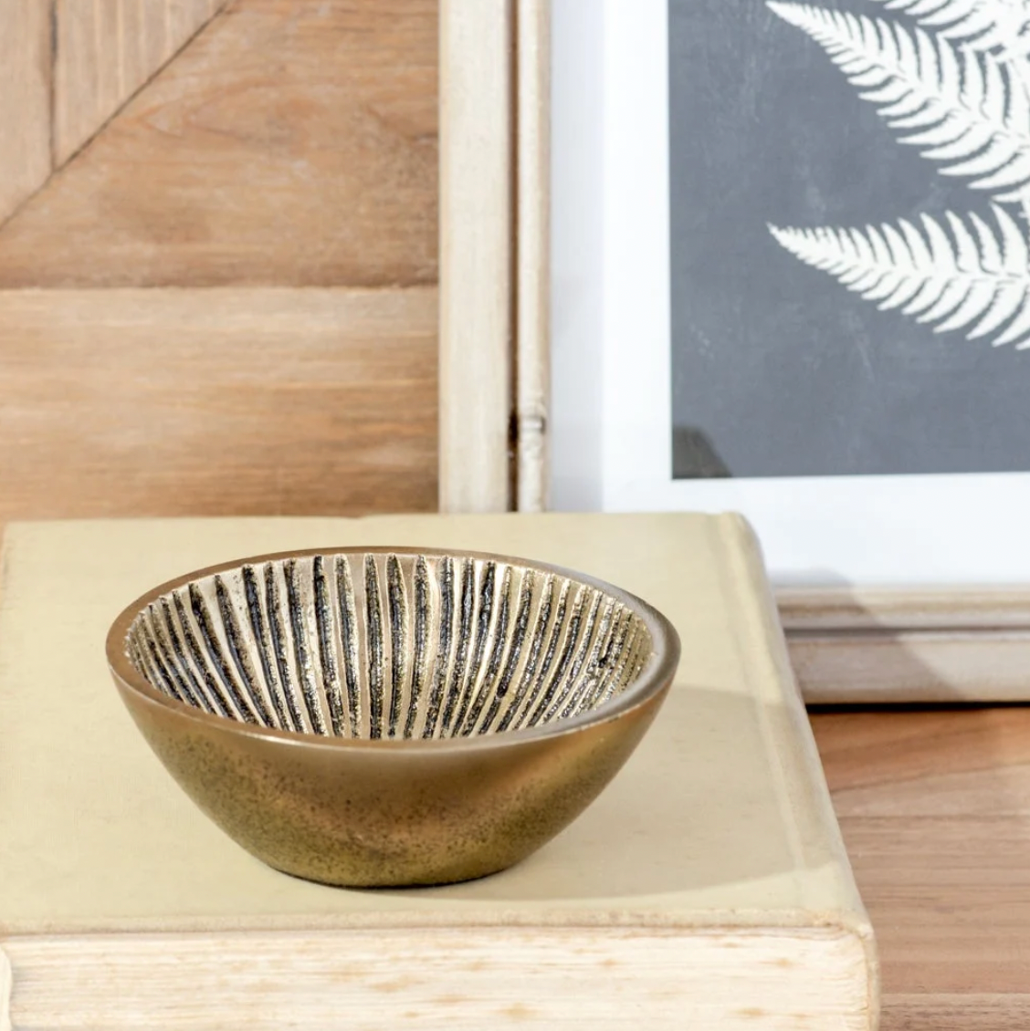 Antique Brass Dish