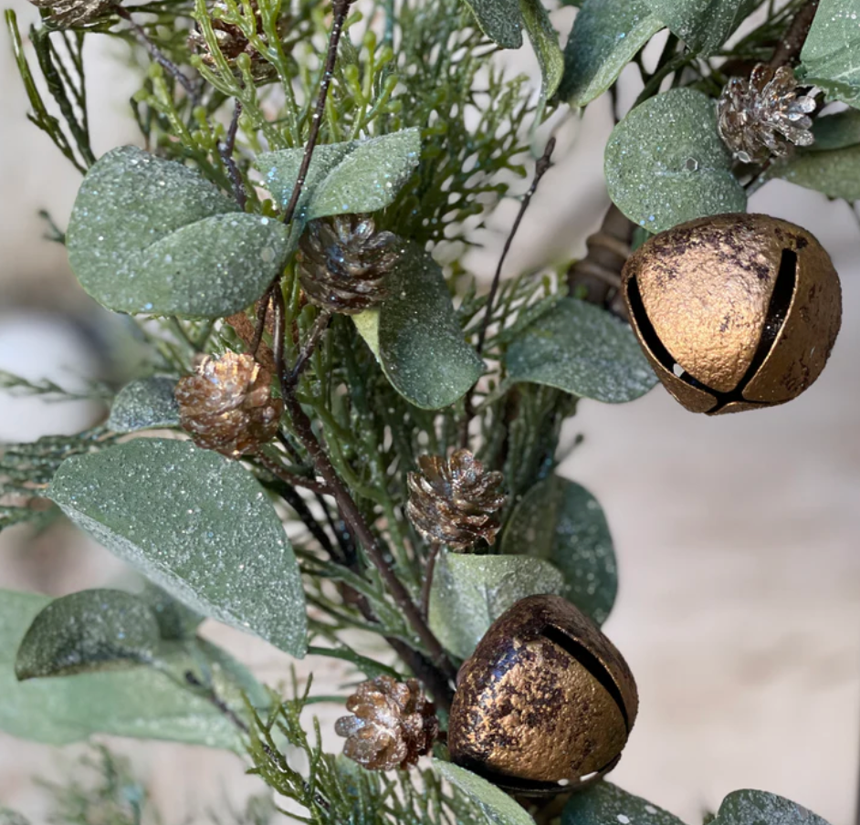 Eucalyptus Gold Bell Wreath