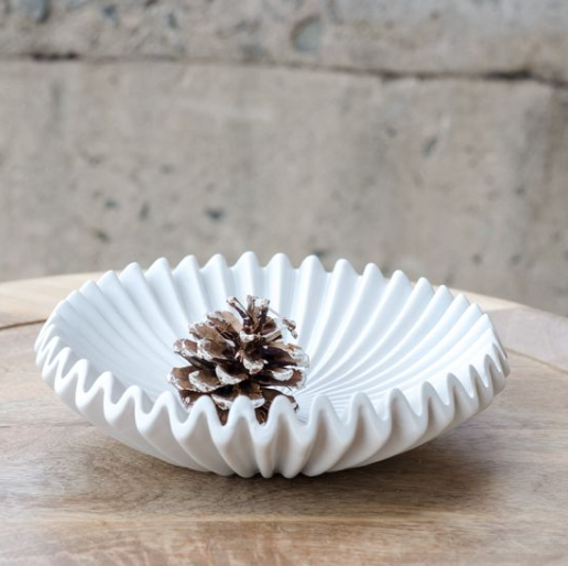 Matte White Deco Dish