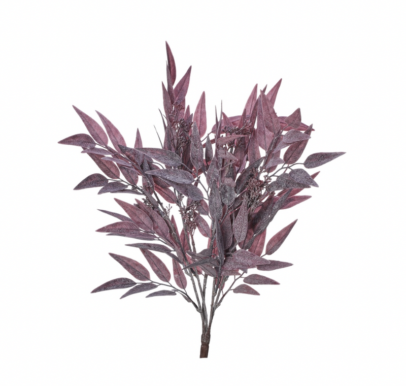 Burgundy Bay Leaf Stem