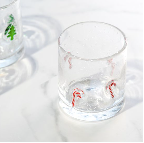 Candy Cane Glass