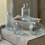 Vintage Budvase- Vertical Stripe
