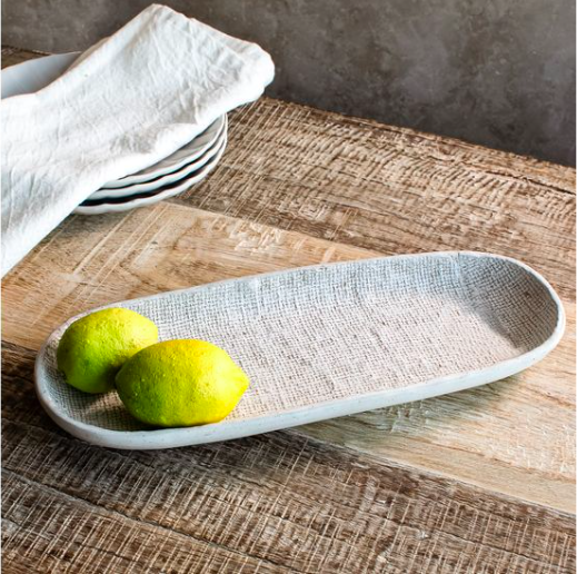 White Serving Tray