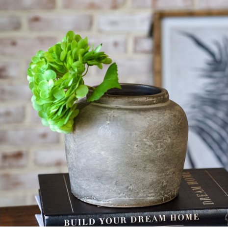 Antique Charcoal Vase