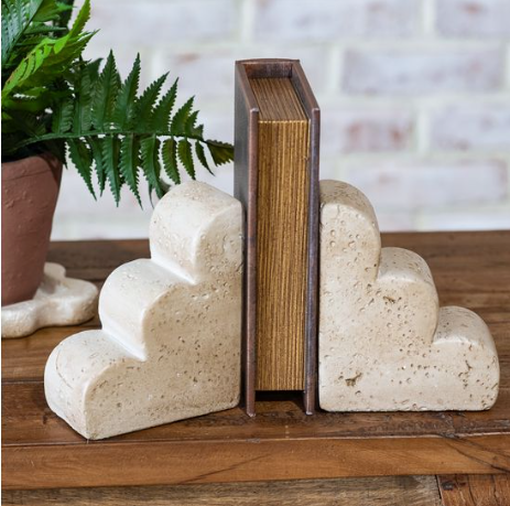 Scallop Edge Bookends