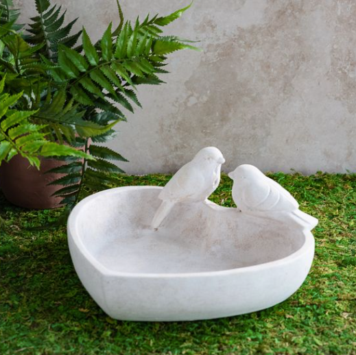 Heart Shaped Bird Dish