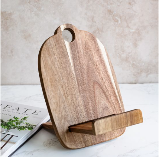 Wooden Cookbook Stand