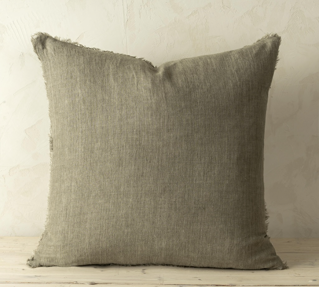 Mink Lina Linen Pillow