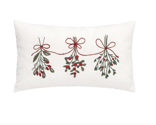 Cream Berry Pillow