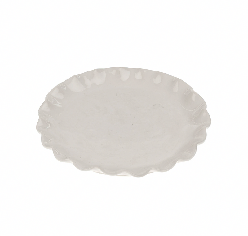 Calypso Scalloped Dessert Plate