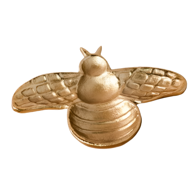 Gold Bee Dish