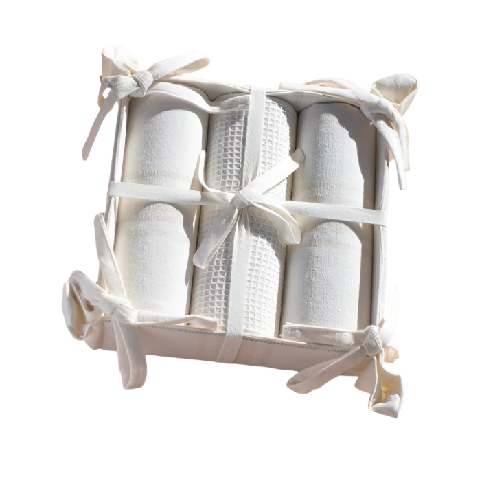 Beige Stripe Towel Set