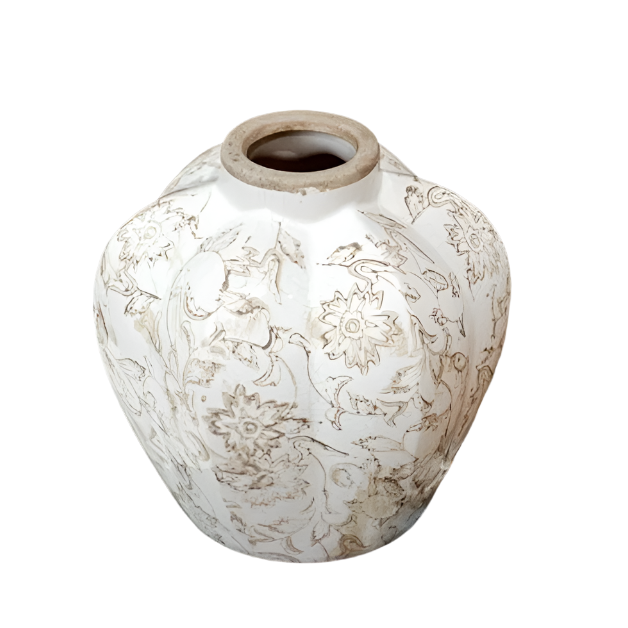 Beige Heirloom Accent Vase