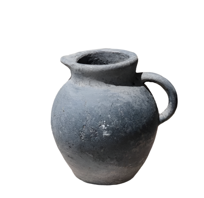 Charcoal Pitcher Vase