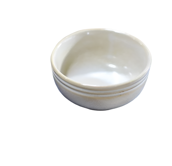 Beige Deco Bowl