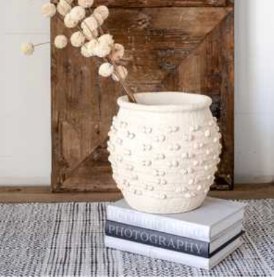 White Knot Vase - Pick up Only