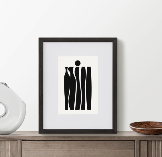 Wood Frame- Black