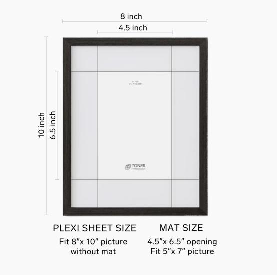 Wood Frame- Black