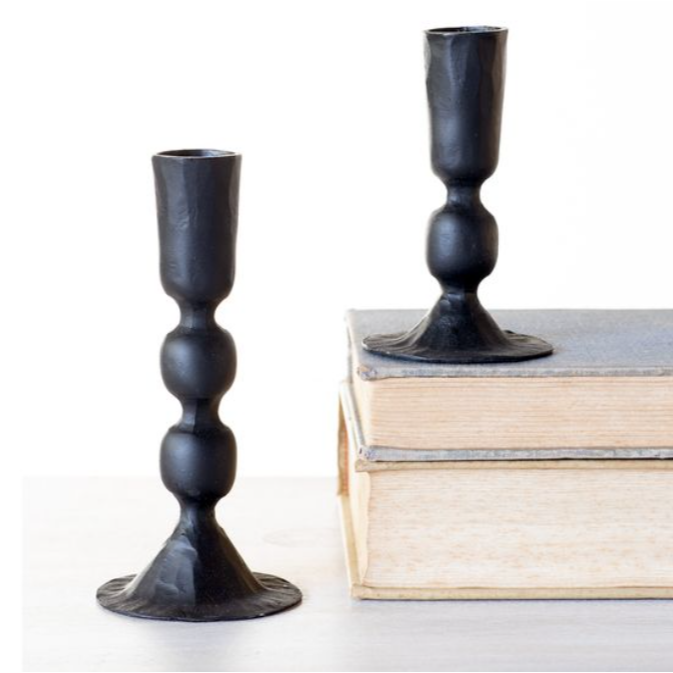 Black Candle Holders