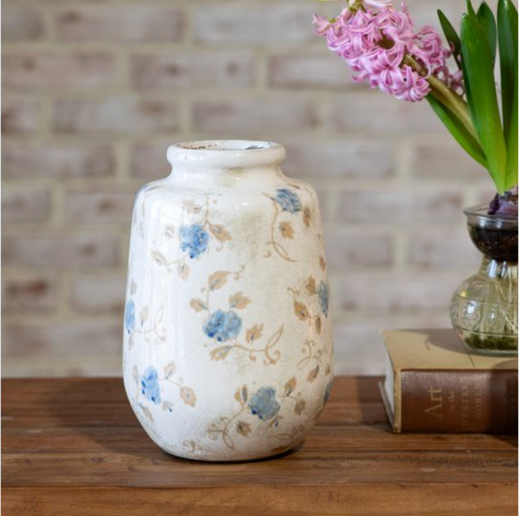 Blue Flower Vase