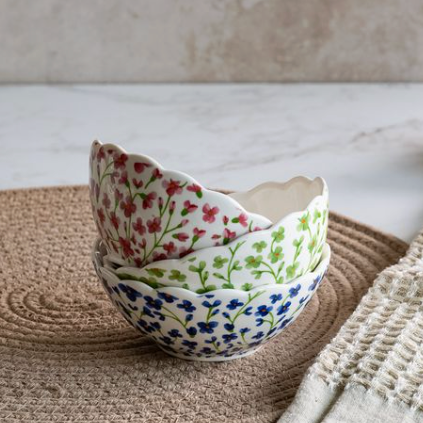 Scalloped Posey Bowl