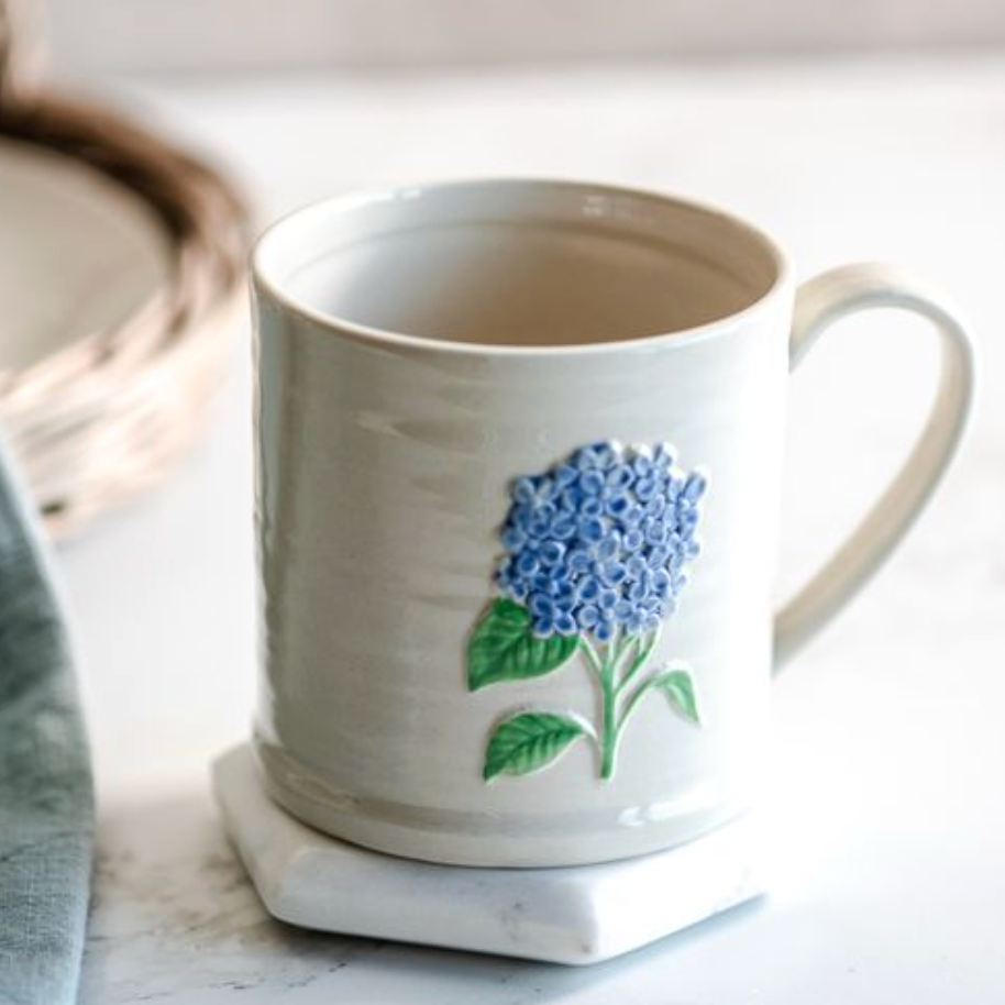Blue Hydrangea Mug
