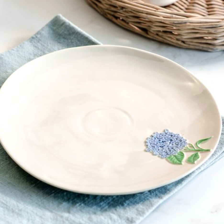 Blue Hydrangea Plate
