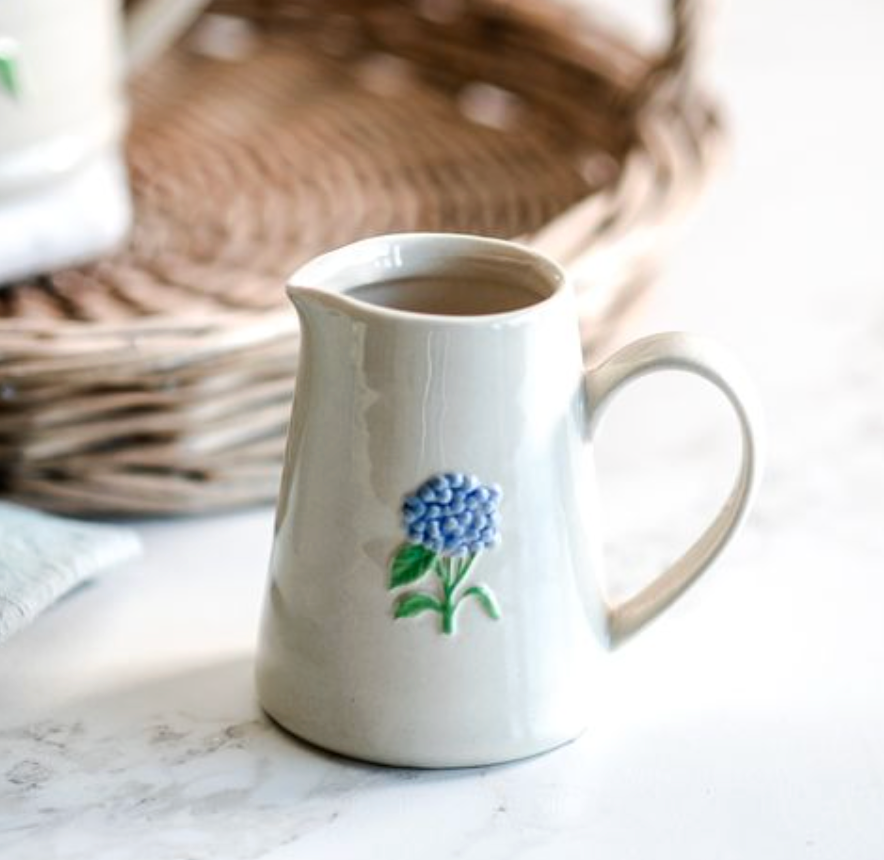 Blue Hydrangea Mini Pitcher